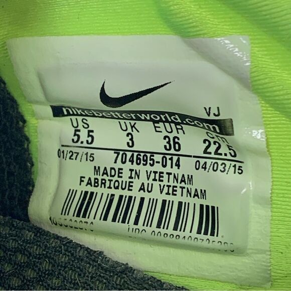 Nike Free Run 5.0 TR Fit 5 PRT 704695-014 Women Shoe size US 5.5 UK 3 EU 36 - Picture 5 of 9